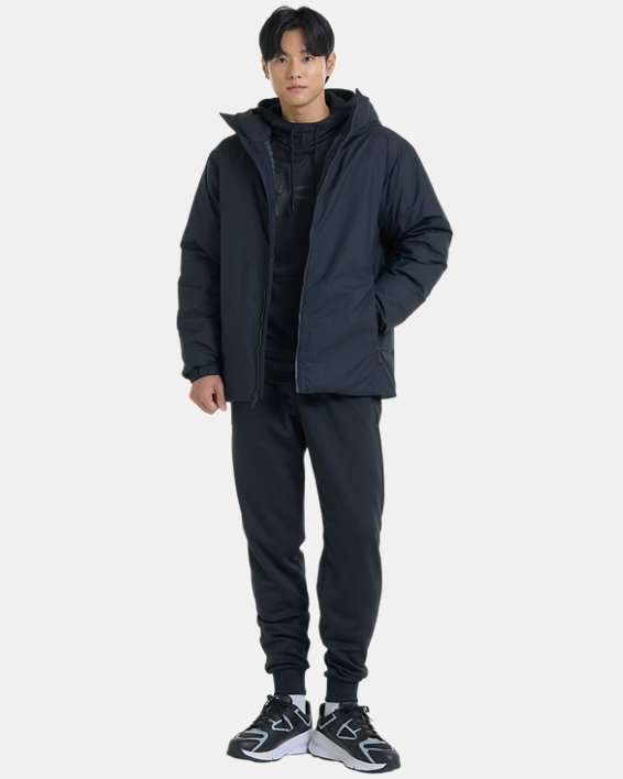 Men's ColdGear® Infrared Lightweight Down Jacket in Black image number 3